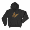 Butterfly Unisex Hoodie Black